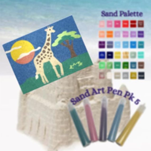 Sand Art Picture Project Set -African Animals