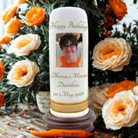 Aged Birthday Personalized Candle Classic