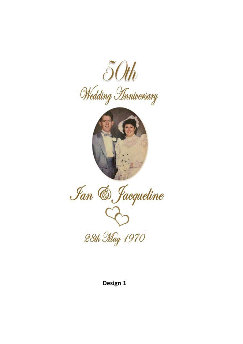 Anniversary Personalized Candle Classic