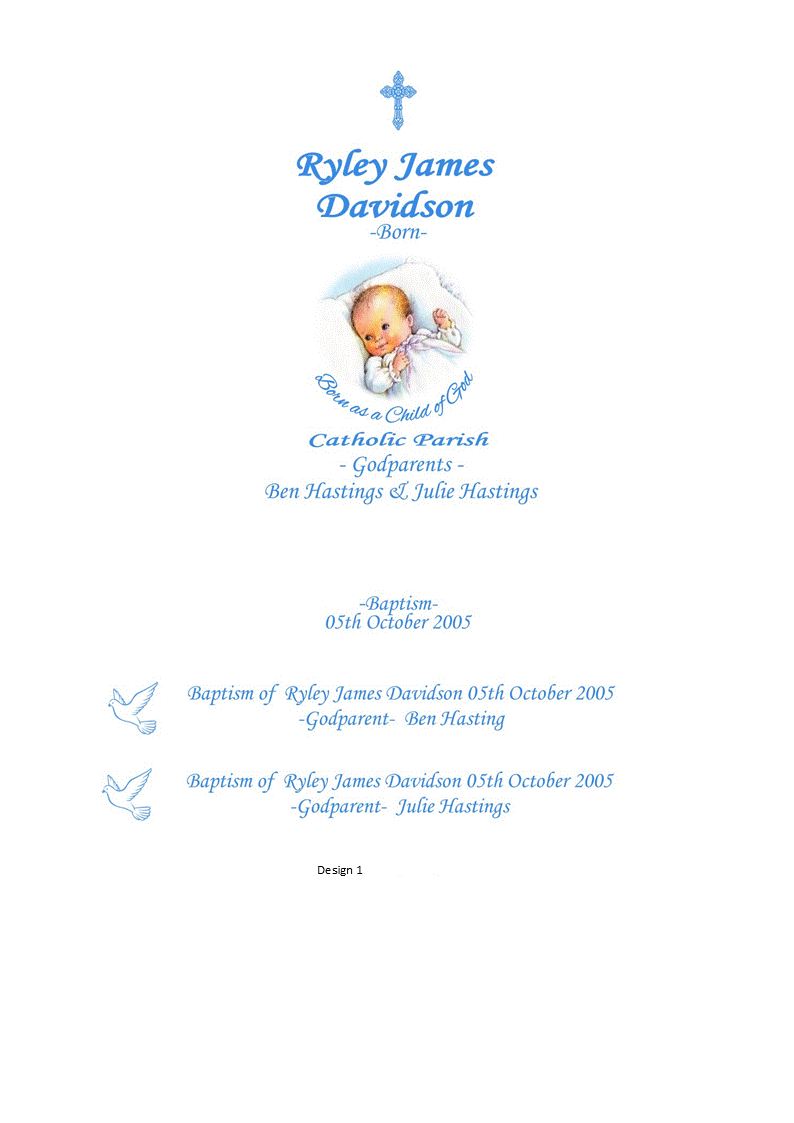 Baptism Personalized Candle Unity Set  Elegance