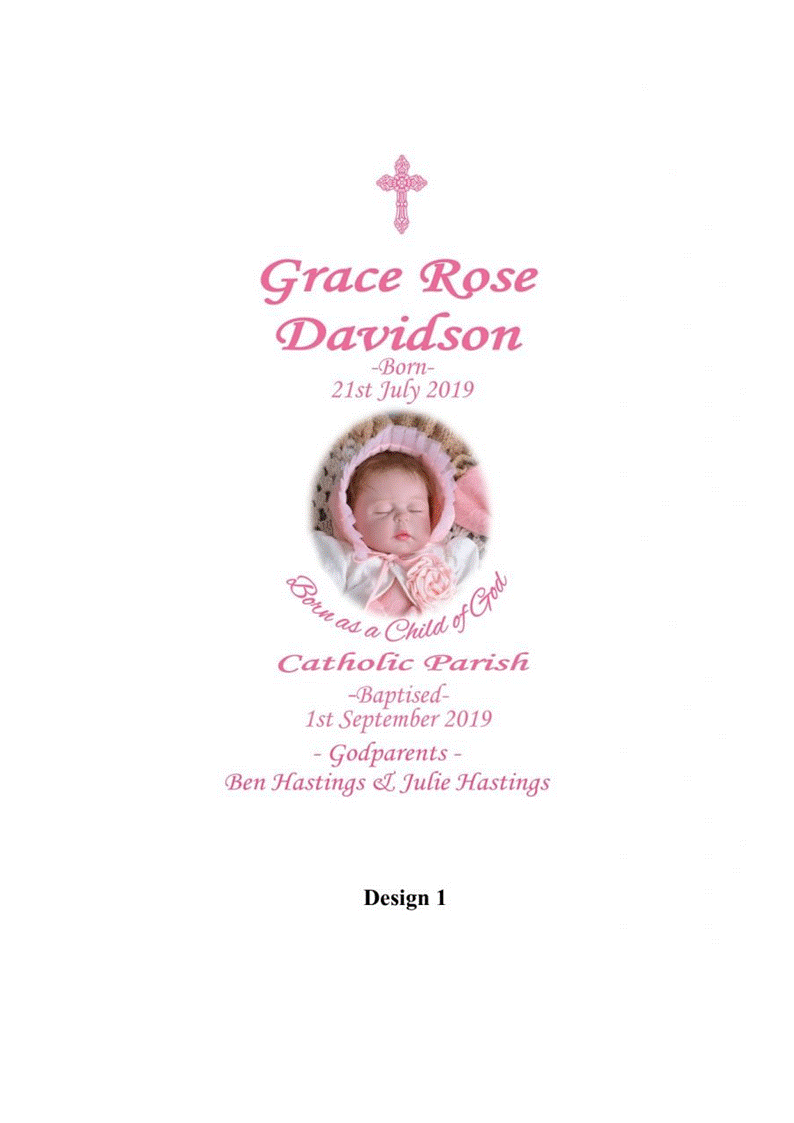 Baptism Personalized Candle Elegance