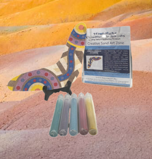 Sand Art Picture Project Set - Indigenous Designed Boomerang