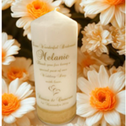 Bridesmaid Personalized Candle Classic