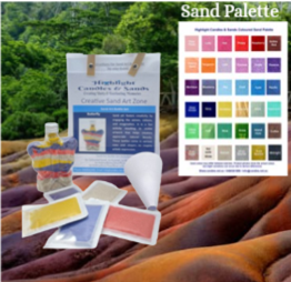 Sand Art Bottle Set - Butterfly - Medium