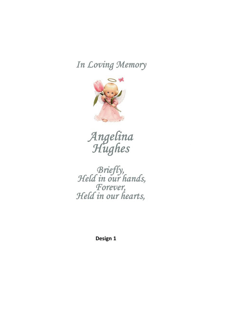 Child Memorial Personalized Candle Double Classic