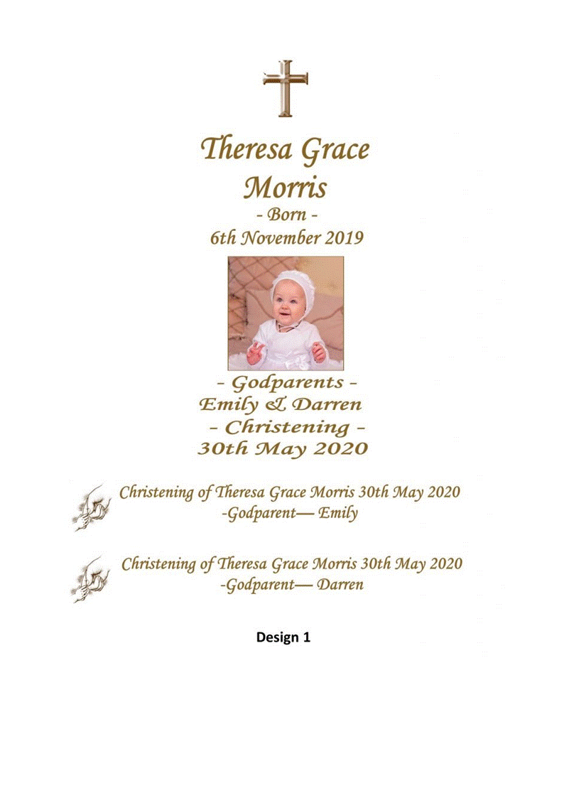Christening Personalized Candle Unity Set Classic