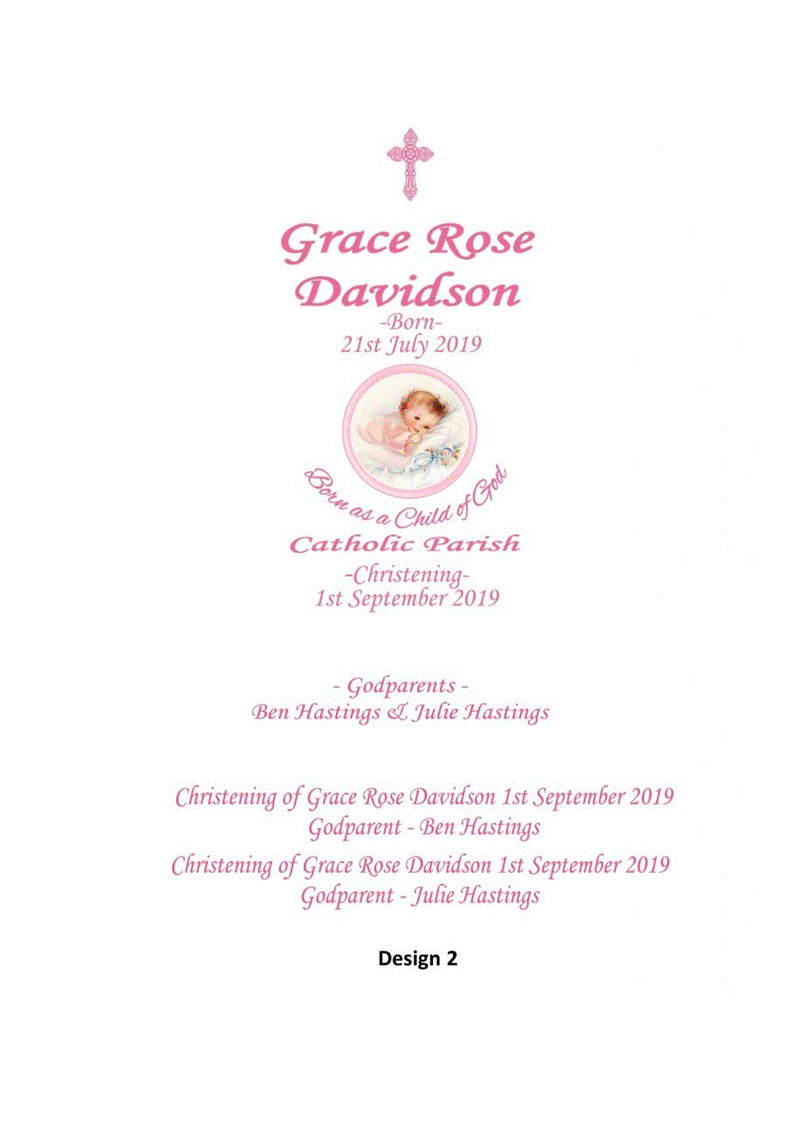 Christening Personalized Candle Unity Set Classic
