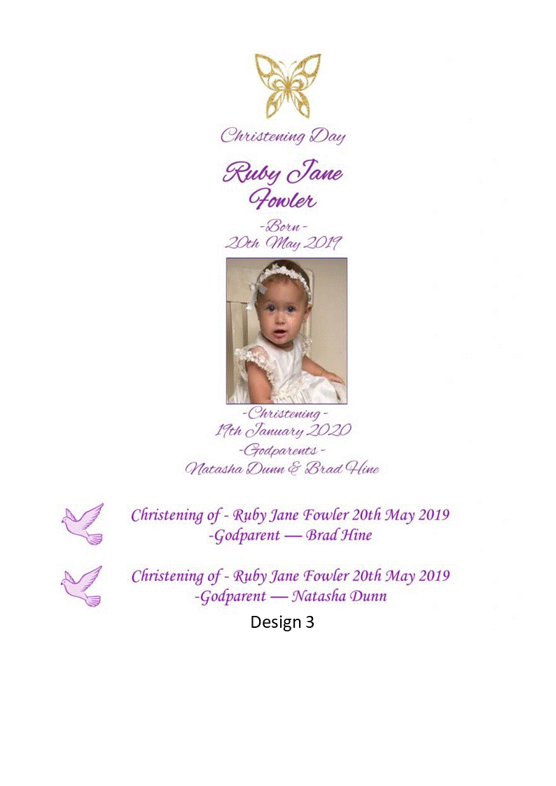 Baptism Personalized Candle Unity Set Classic