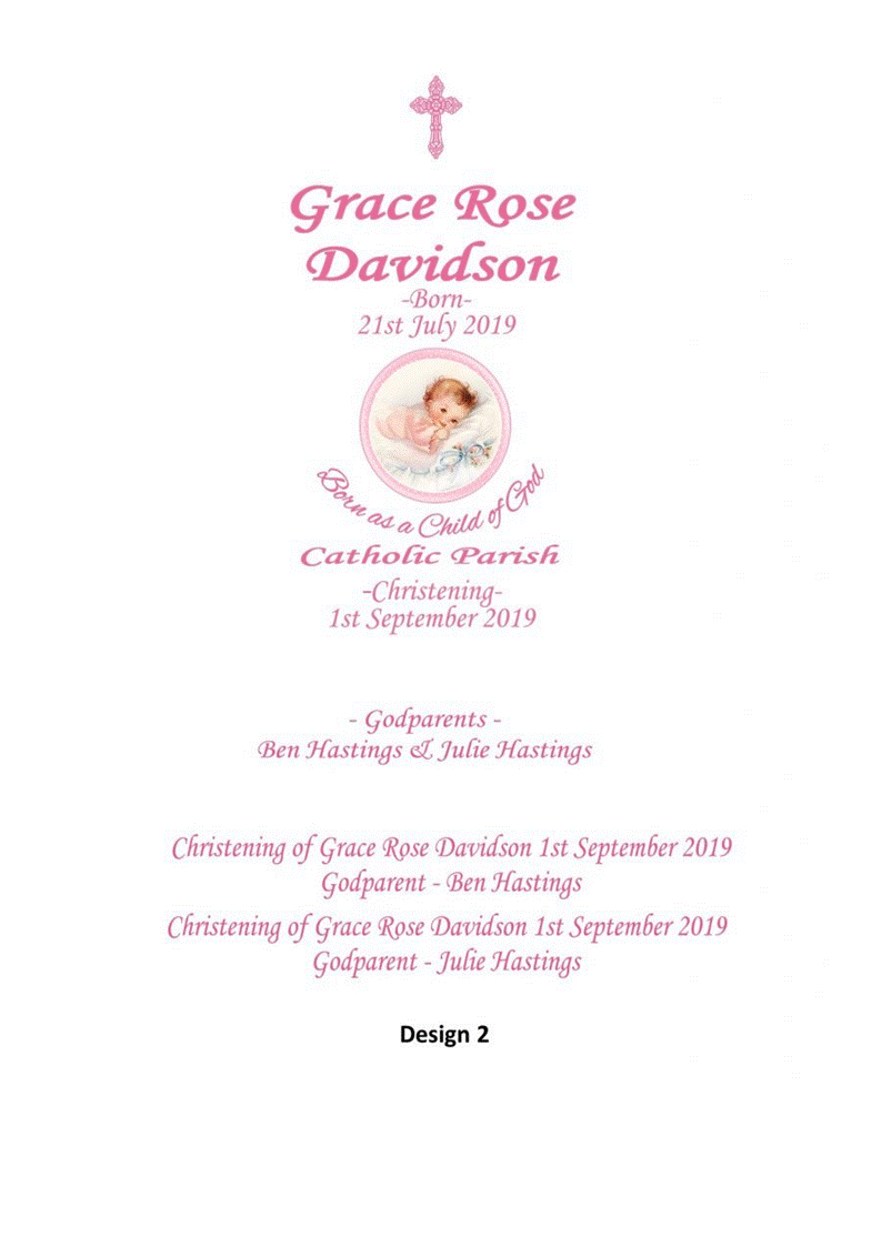 Christening Personalized Candle Unity Set Ornate