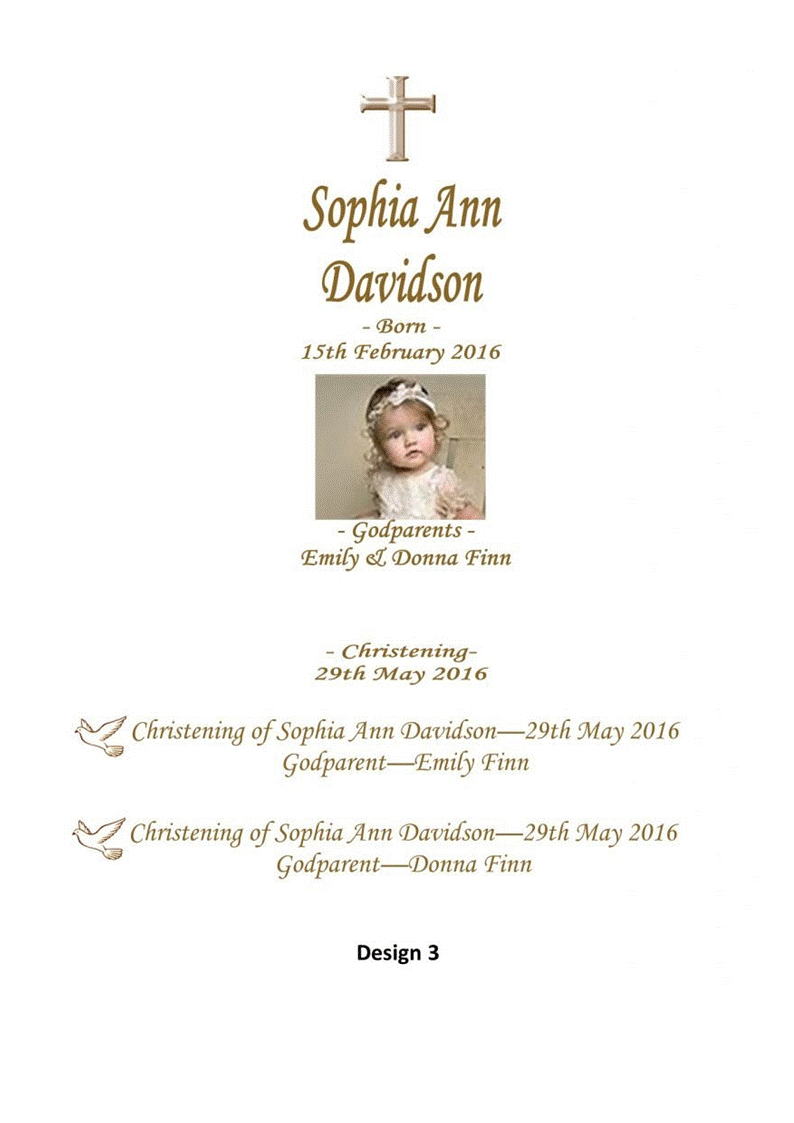 Christening Personalized Candle Unity Set Ornate