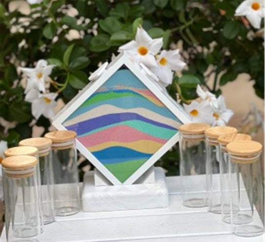 Sand Unity Ceremony Diamond 9 Piece Set Non-Personalized