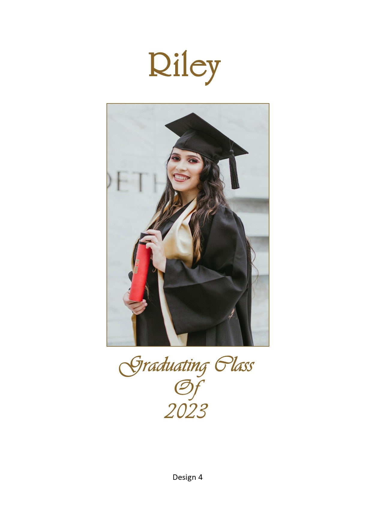 Graduation Personalized Candle Elegance