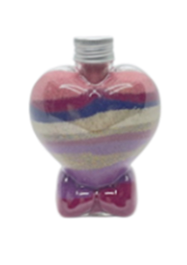 Sand Art Bottle Set - Heart Beat - Medium