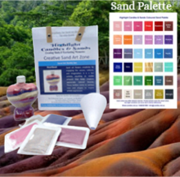 Sand Art Bottle Set - Heart Beat - Medium