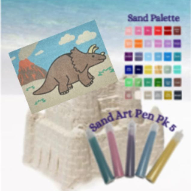 Sand Art Picture Project Set -Jurassic Animals