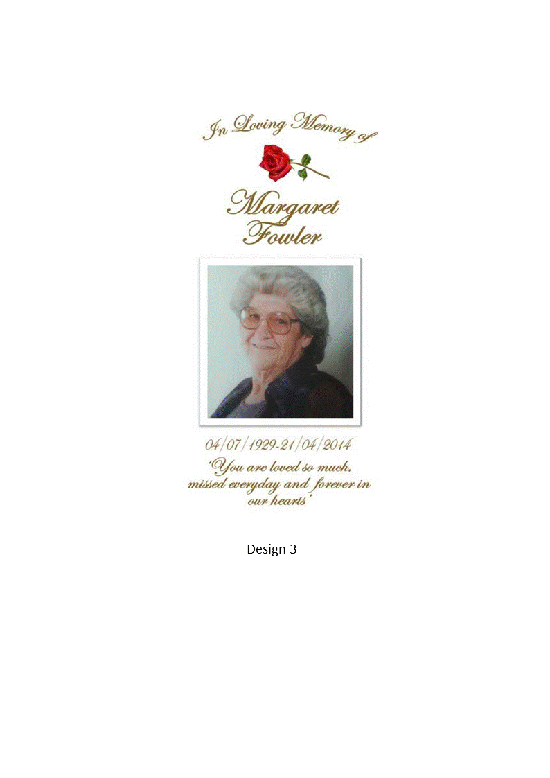 Memorial Personalized Candle Classic
