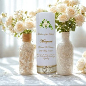 Mother of the Bride Personalized Candle Elegance