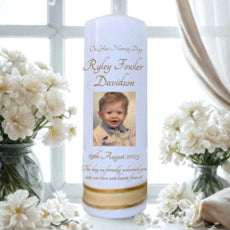 Naming Day Personalized Candle Classic