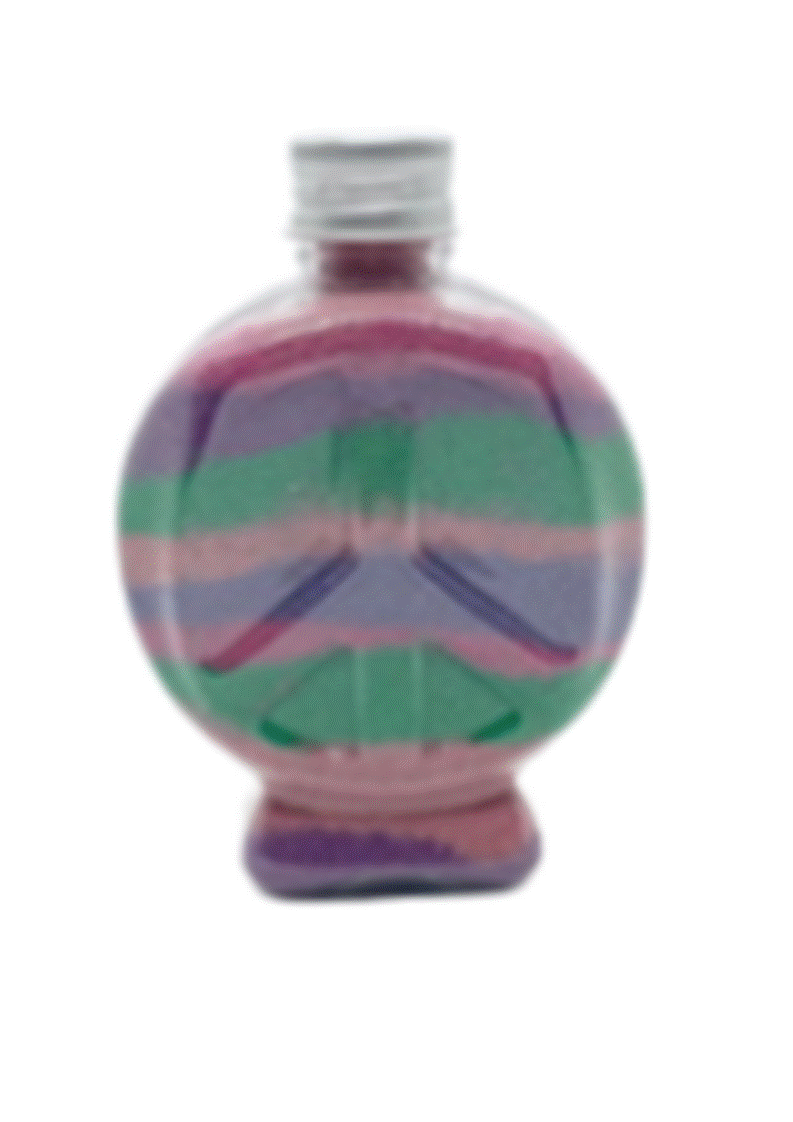 Sand Art Bottle Set - Peace -Meduim