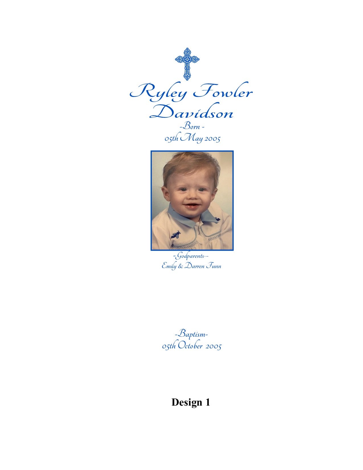 Baptism Personalized Unity Candle Ornate