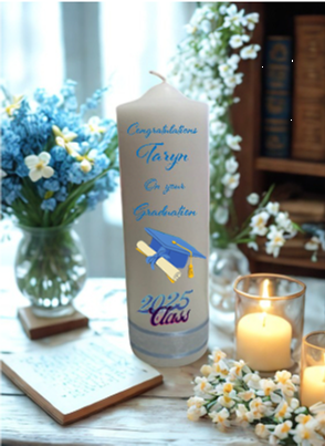 Graduation Personalized Candle Classic
