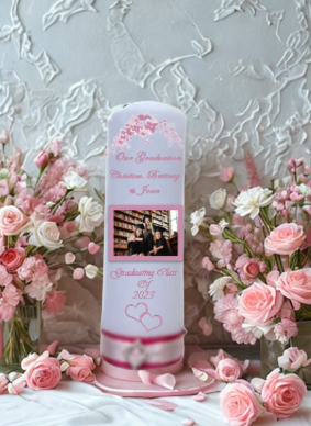Graduation Personalized Candle Elegance