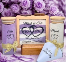 Dreams Renewal of Vows Sand Unity 3 Piece Set Personalized