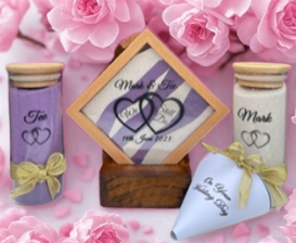 Spirit Renewal of Vows Sand Unity Ceremony 3 Piece Set Personalized