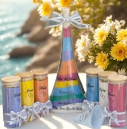 Sonata Wedding Sand Unity 7 Piece Set Personalized