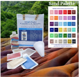 Sand Art Bottle Set -Squiggle - Small