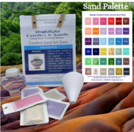 Sand Art Bottle Set - Tiny Heart - Extra Small