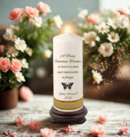 Teacher Personalized Candle Truly Fabulous