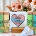 Hearts For Ever Wedding Sand Unity 5 Piece Set Personalized
