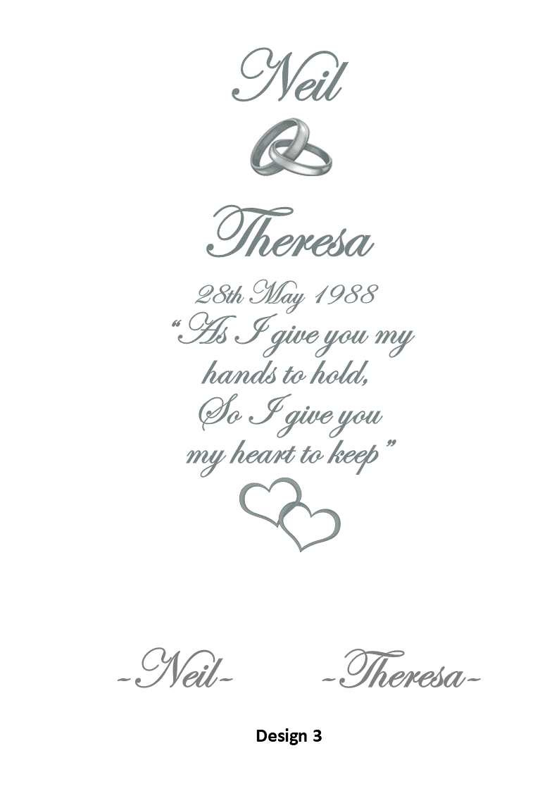 Wedding Personalized Ceremony Unity Candle Intimate Set Romance