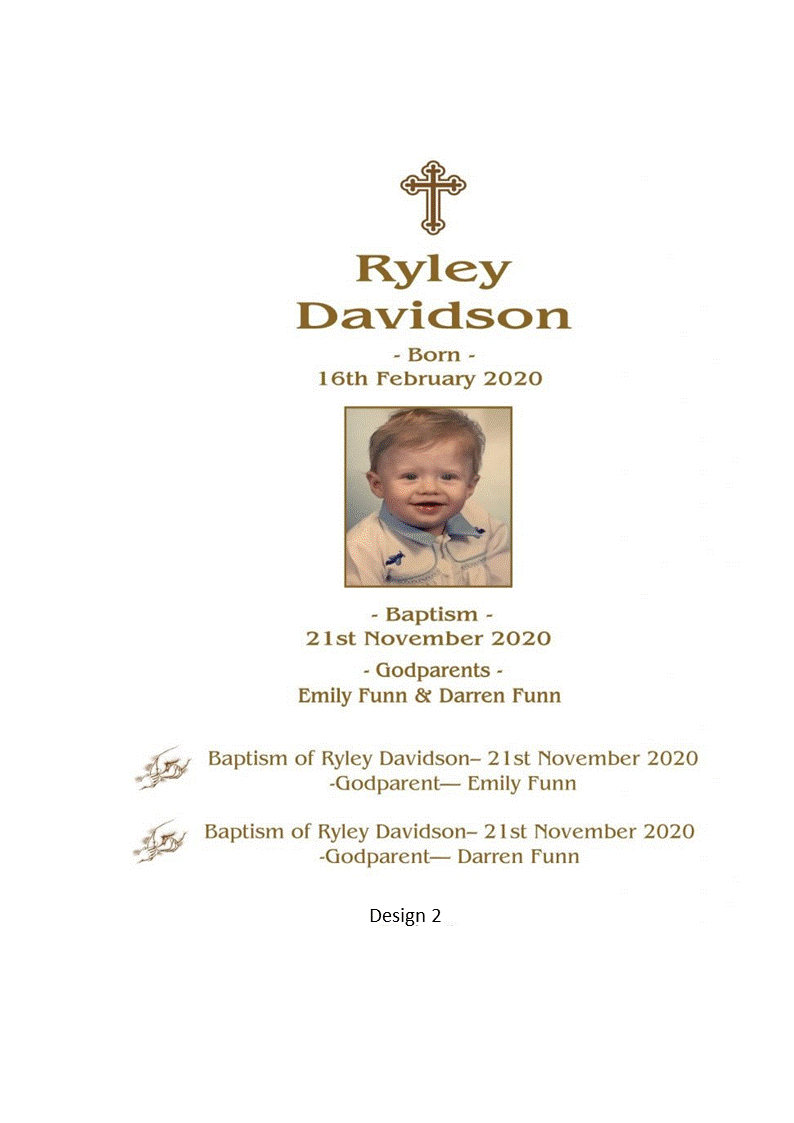 Baptism Personalized Candle Unity Set Ornate