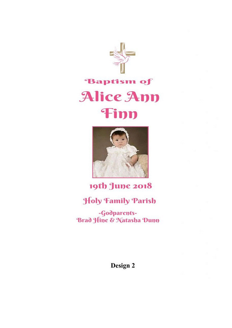 Baptism Personalized Candle Elegance