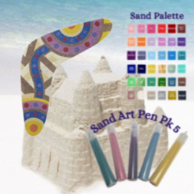 Sand Art Picture Project Set - Indigenous Designed Boomerang