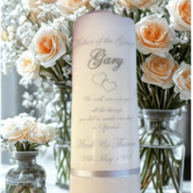 Mother of the Groom  Personalized Candle Classic