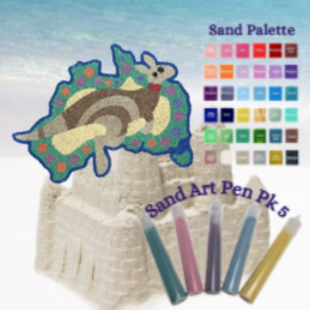 Sand Art Picture Project Set - Indigenous Designed Oz Map Set