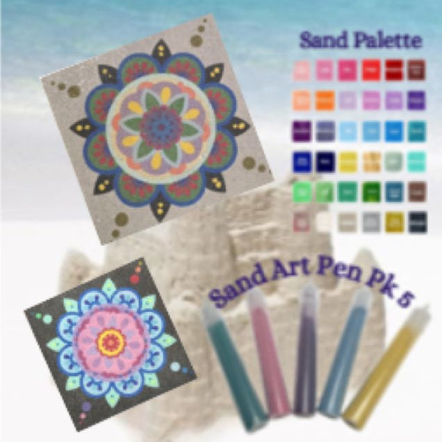 Sand Art Picture Project Set - Rows of color