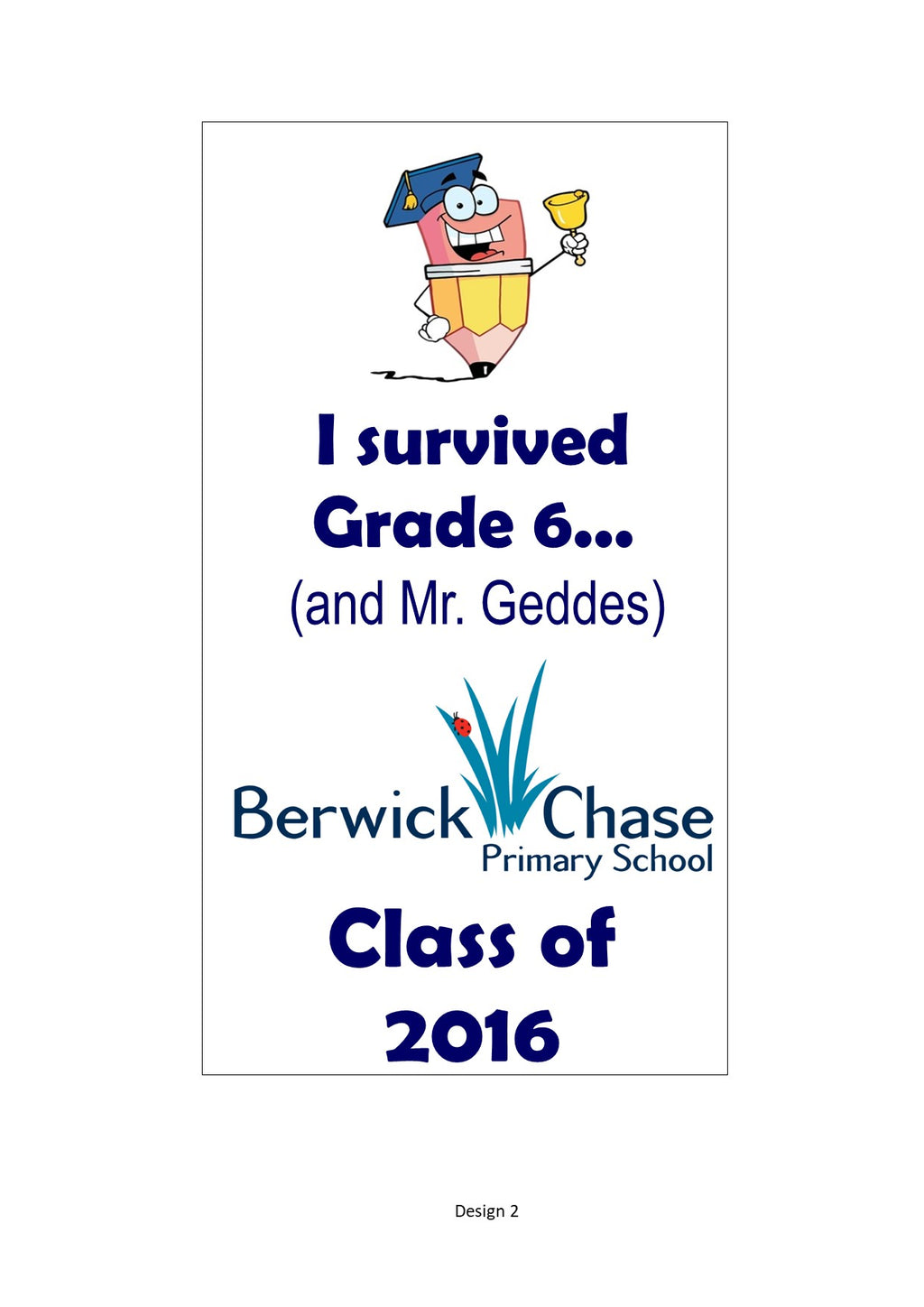 School Graduation Candle