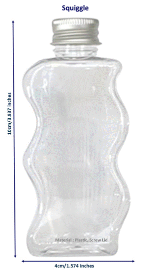 Sand Art Bottle Set -Squiggle - Small