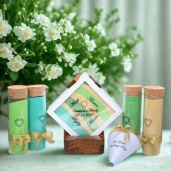 Spirit Wedding Sand Unity Ceremony 5 Piece Set Personalized