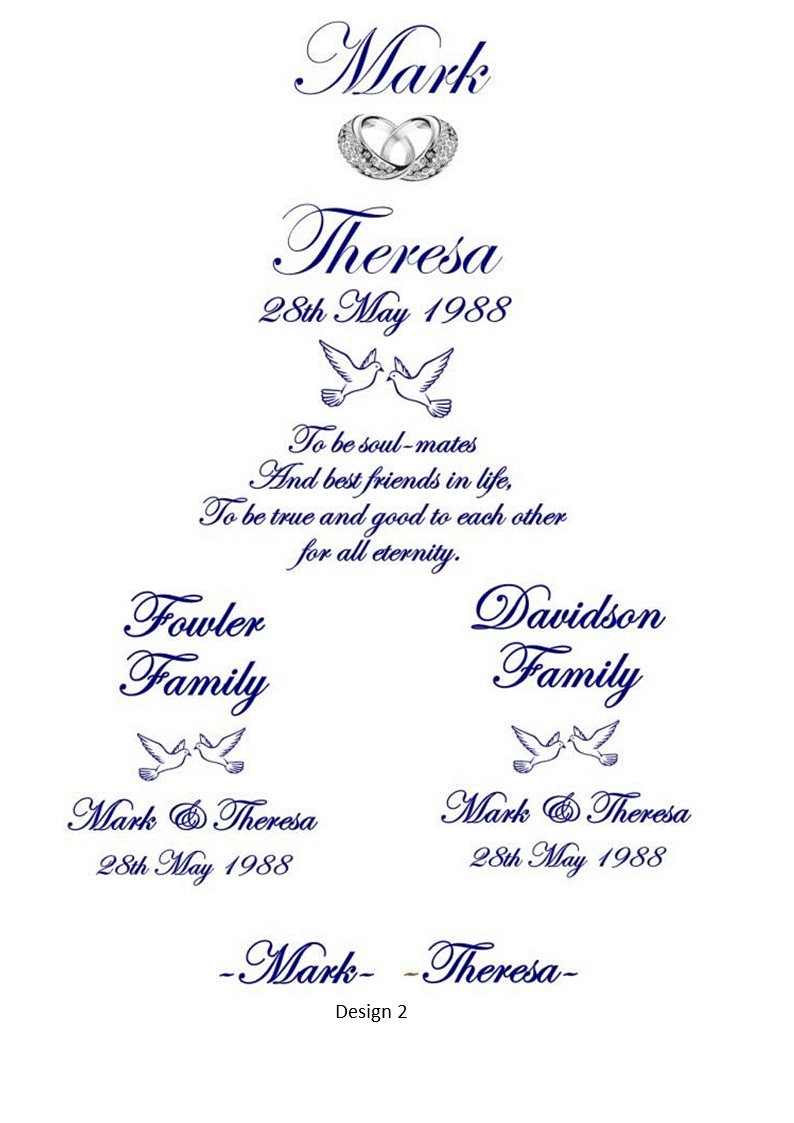Wedding Personalized Ceremony Unity Candle Set of 5 Classic